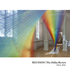 The colorful spectrum artwork of Gabriel Dawe on the cover of Issue 6